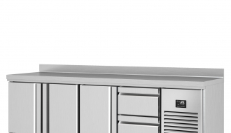 Refrigerated table - with 3 doors and 2 drawers 1/2