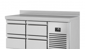 Refrigerated table (GN) - with 4 drawers 1/2