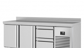 Refrigerated table (GN) - with 2 doors and 2 drawers 1/2