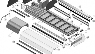 Tapas - Refrigerated display case for 6 x GN 1/3