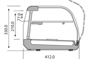 Tapas - Refrigerated display case for 6 x GN 1/3