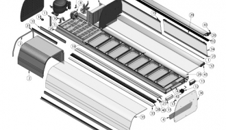 Tapas - Refrigerated display case for 8 x GN 1/3