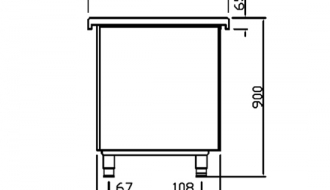 Hotplate 0,75 m