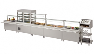 Neutral plate dispenser / 120 plates - 280 mm