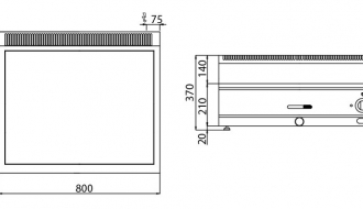 Bain Marie - 2x GN 1/1 incl. subframe | food warmer | chafer | water bath | bain-marie | chafing dish | warm water bath