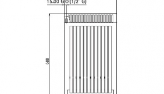 Gas lava rock grill (7 kW) - grill tilt