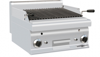 Gas lava rock grill (14 kW) - grill tilt