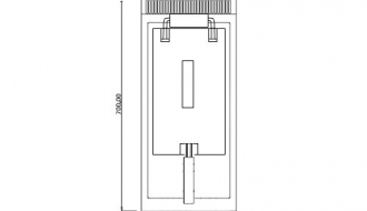 Elektro Fritteuse - 11,5 Liter (9 kW - inkl. Unterbau mit 1 Tür