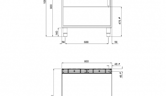 Elektro Bratplatte - Glatt - mit glänzendem Finish (11,4 kW)