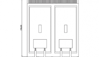 Electric deep fryer 10 + 10 litres (18 kW)