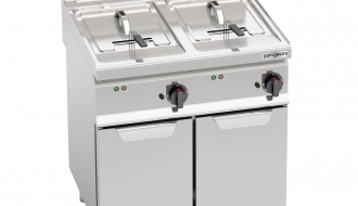 Electric deep fryer 18 + 18 litres (27 kW)