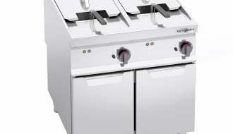 Electric deep fat fryer 22 + 22 litres (44 kW)