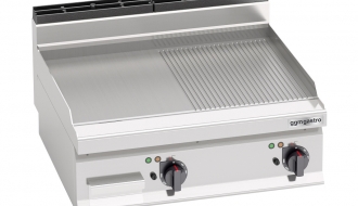 Electric griddle - Smooth - Grooved (9.6 kW)