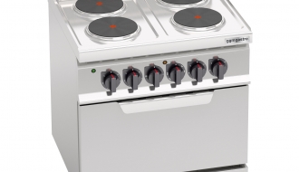 Electric stove 4xplates (10,4 kW) + Electric stove static (7,5 kW)