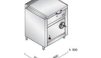 Gas tilting frying pan 60 litres (14,5 kW)