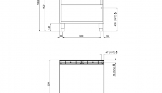 Gas Bratplatte - Glatt - mit glänzendem Finish (20 kW)