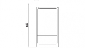 Gas deep fryer 8 litres (6,6 kW)