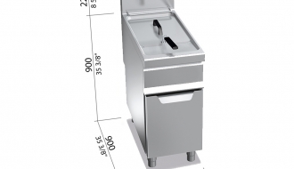 Gas deep fryer - 20 litres (17,5 kW)