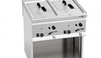 Gas deep fryer 8+8 litres (13,2 kW)