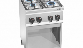 Gas stove 4xburner (12,4 kW)