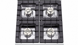 Gas stove with 4 burners (34,5 kW) + Electric oven - static (7,5 kW)