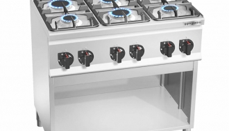 Gas stove 6xburner (18,6 kW)