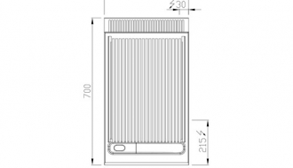 Gas water grill (9 kW)