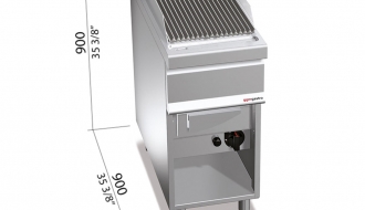 Gas water grill (12 kW)