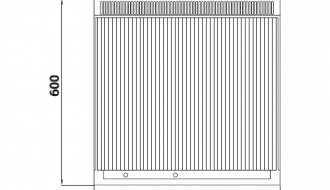 Gas lava stone grill (8 kW)