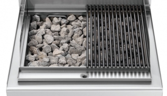 Gas lava stone grill (8 kW)