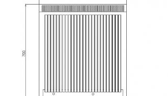 Gas water grill (18 kW)