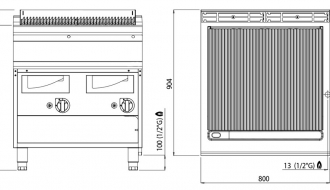 Gas Wassergrill (18 kW)