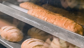 Baguette tray aluminium EN 400x600