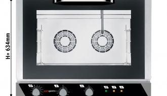 Electric convection oven with steam function - 4x trays