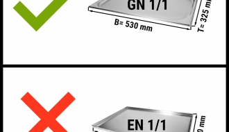 Elektro Heißluftofen - 10x GN 1/1 & EN 40 x 60 cm - inkl. Selbstreinigung