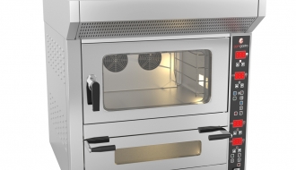 Combi oven (convection oven + pizza oven)