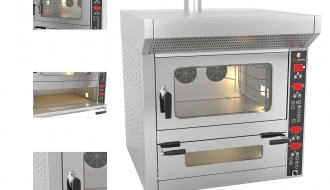 Combi oven (convection oven + pizza oven)