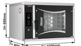 Electro Hot air oven - 6x EN 40 x 60 cm