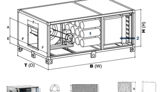 Abluftreinigungsanlage 5400 m³ - mit Vor-, Taschen- & Aktivkohlefilter | Luftreiniger | Küchenabluft | Abluft | Lüfter