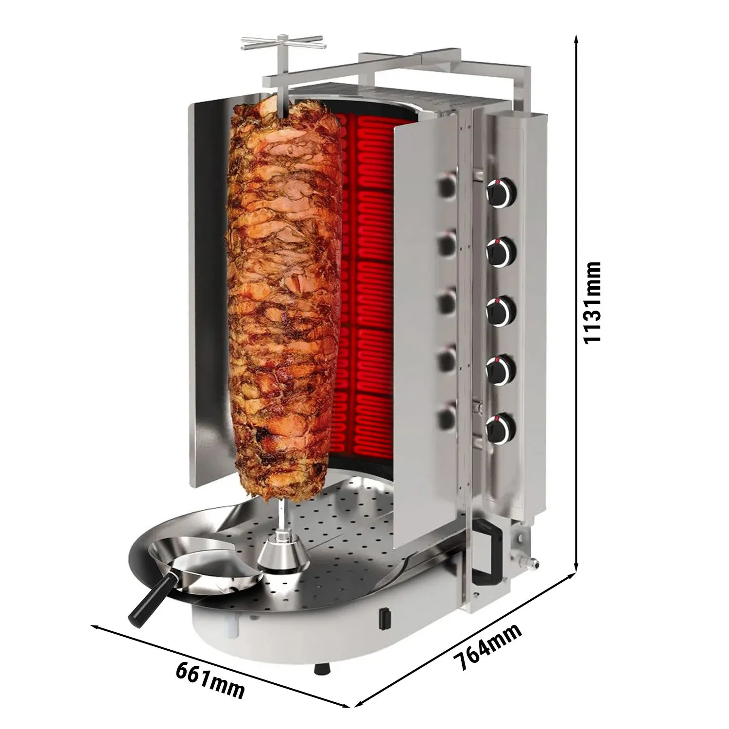 Kebab grill 90kg 10P