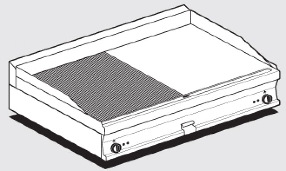 Plaatgrill 120x70